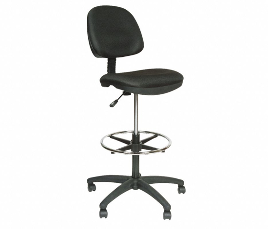 Picture of GREY FABRIC DRAFTING CHAIR