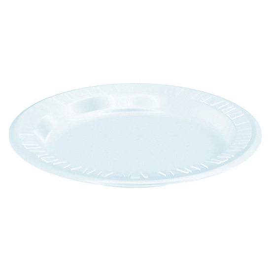 Picture of FOAM-PLATE-ROUND-9IN-WHITE-PK500