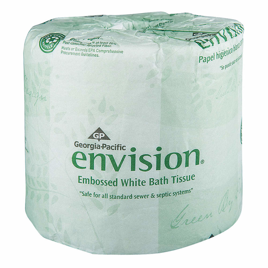 Picture of TOILET PAPER ROLL- ENVISION(R)- STANDARD CORE- 1 PLY- 1 5/8 IN CORE DIA.- PK 80