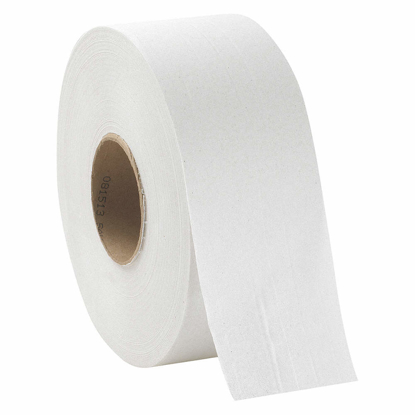 Picture of TOILET PAPER ROLL- PACIFIC BLUE BASIC(TM)- JUMBO CORE- 1 PLY- 3 3/8 IN CORE DIA.- PK 8