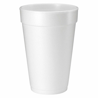 Picture of 16 OZ FOAM DISPOSABLE COLD/HOT CUP- WHITE- 1000 PK
