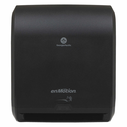 Picture of PAPER TOWEL DISPENSER- ENMOTION(R)- BLACK- (1) ROLL W/STUB ROLL- AUTOMATIC