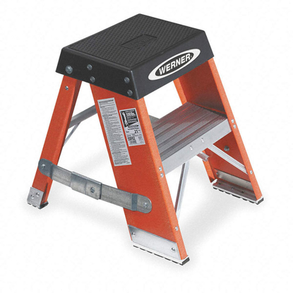 Picture of FIBERGLASS STEP STAND- 24 IN OVERALL HEIGHT- 375 LB LOAD CAPACITY- NUMBER OF STEPS- 2