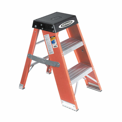 Picture of FIBERGLASS STEP STAND- 36 IN OVERALL HEIGHT- 375 LB LOAD CAPACITY- NUMBER OF STEPS- 3