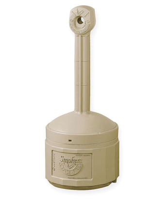 Picture of CIGARETTE RECEPTACLE 4 GAL. TAN