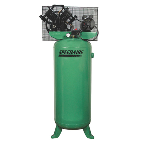 Picture of 3 PHASE - ELECTRICAL VERTICAL TANK MOUNTED 5.0 HPHP - AIR COMPRESSOR STATIONARY AIR COMPRESSOR- 60 G