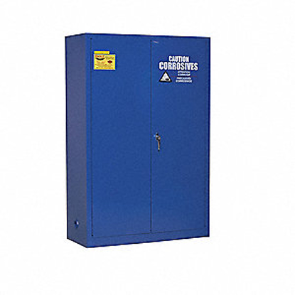 Picture of EAGLE STANDARD BLUE GALVANIZED STEEL 45 GAL CAPACITY CABINET
