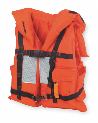 Picture of STANDARD LIFE JACKET- USCG TYPE I- FOAM FLOTATION MATERIAL- SIZE- UNIVERSAL