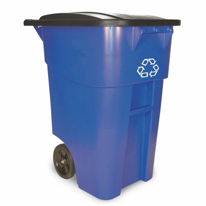 Picture of MOBILE RECYCLING CONTAINER-BLUE-50 GAL.