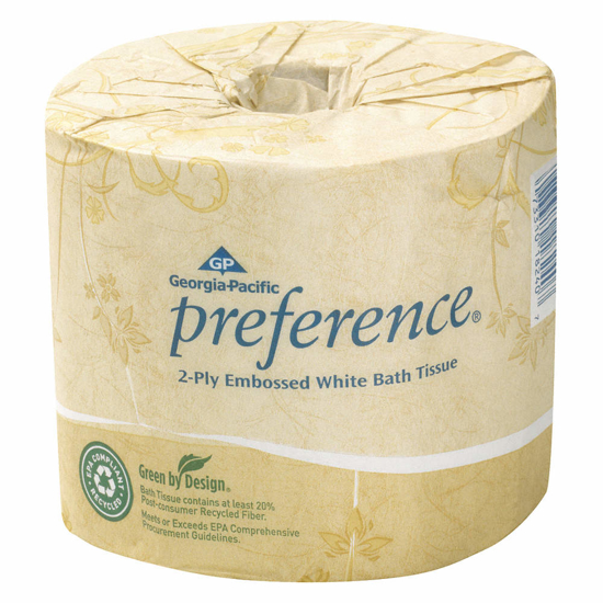 Picture of TOILET PAPER ROLL-550-WHITE-PK80