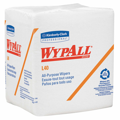 Picture of DRY WIPE- WYPALL(R) L40- 12 IN X 12 1/2 IN- NUMBER OF SHEET