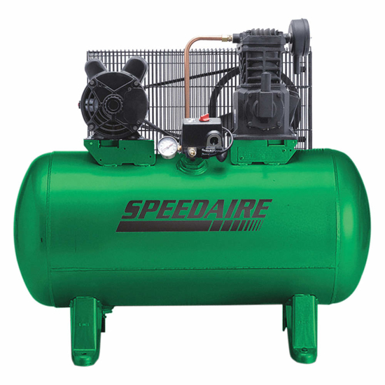 Picture of 1 PHASE - ELECTRICAL HORIZONTAL TANK MOUNTED 2.0 HPHP - AIR COMPRESSOR STATIONARY AIR COMPRESSOR- 30
