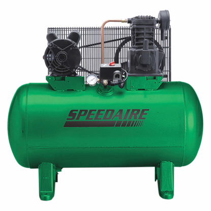 Picture of 3 PHASE - ELECTRICAL HORIZONTAL TANK MOUNTED 3.0 HPHP - AIR COMPRESSOR STATIONARY AIR COMPRESSOR- 30