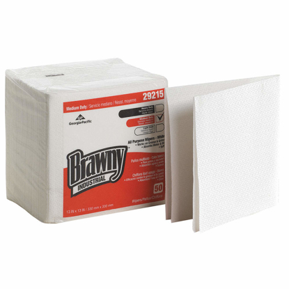 Picture of DRY WIPE-13IN X 13IN-WHITE-PK16
