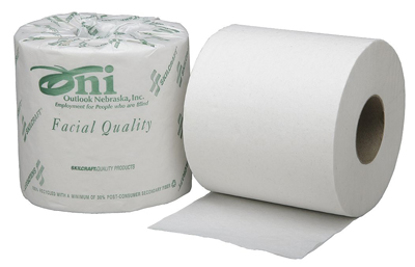 Picture of TOILET PAPER ROLL-550-WHITE-PK80