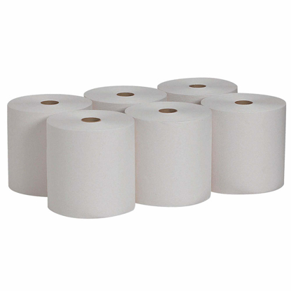 Picture of PAPER TOWEL ROLL-800-WHITE-PK6