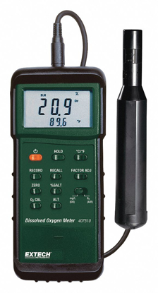 Picture of DISSOLVED OXYGEN METER- 0 TO 20.0 MG/L DISSOLVED OXYGEN RANGE- 0 TO 19.9 MG/L OXYGEN CONCENTRATION