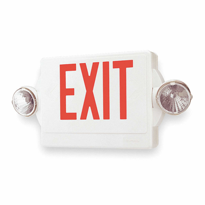 Picture of EXIT SIGN WITH EMERGENCY LIGHTS