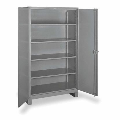 Picture of HEAVY DUTY STORAGE CABINET- GRAY- 82 IN H X 48 IN W X 24 IN D- ASSEMBLED