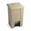 Picture of 18 GAL RECTANGULAR STEP CAN- PLASTIC- BEIGE