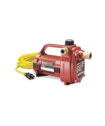 Picture of 1/2 HP HP UTILITY PUMP- 115 VOLTAGE- 3/4 IN GHT INLET- 3/4 IN GHT OUTLET