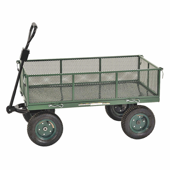 Picture of WAGON TRUCK WITH FLOW-THROUGH METAL DECK- PERFORATED METAL- 1-000 LB LOAD CAPACITY