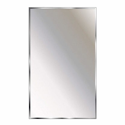 Picture of WASHROOM MIRROR- THEFTPROOF- CHANNEL FRAMED- HEIGHT (IN.) 36 IN- WIDTH (IN.) 18 IN