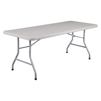 Picture of RECTANGLE FOLDING TABLE- 30 IN HEIGHT X 30 IN WIDTH- SPECKLED GRAY