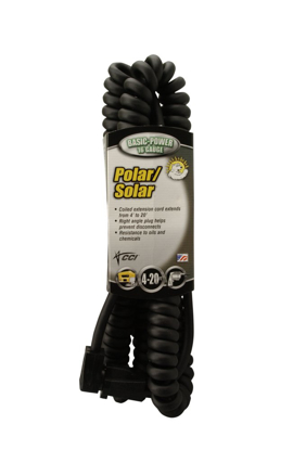 Picture of POLAR SOLAR 16 GAUGE COILED EXTENSION CORD