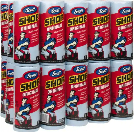 Picture of 104X11 BLUE 30CASE SCOTT SHOP TOWEL