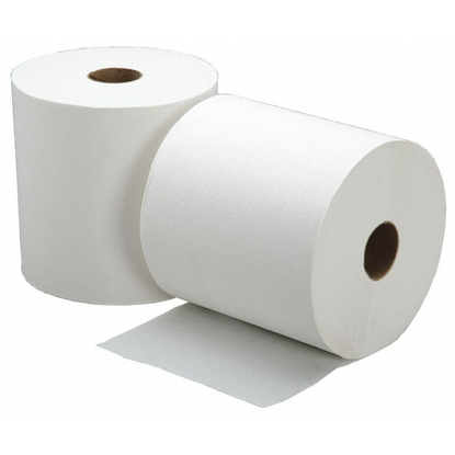 Picture of PAPER TOWEL ROLL- SKILCRAFT(R)- HARDWOUND- WHITE- 800 FT ROLL LENGTH- PK 6