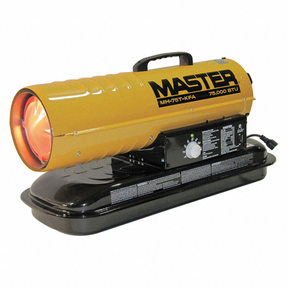 Picture of DIRECT-FIRED PORTABLE OIL & KEROSENE TORPEDO HEATERS- HANDHELD PORTABLE- 80-000 BTUH