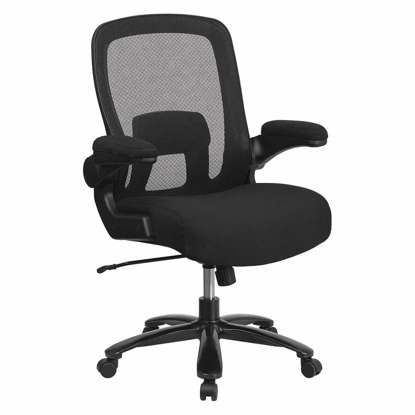 Picture of HIGH BACK CHAIR- BIG-AND-TALL- EXECUTIVE CHAIR- BLACK- MESH