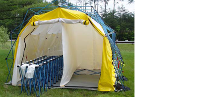 Picture of AIRBOSS 2 LINE DECON SHELTER WITH ACCESSORIES