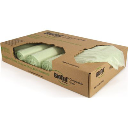 Picture of HERITAGE BAG CO BIOTUF COMPOSTABLE GREEN CAN LINERS