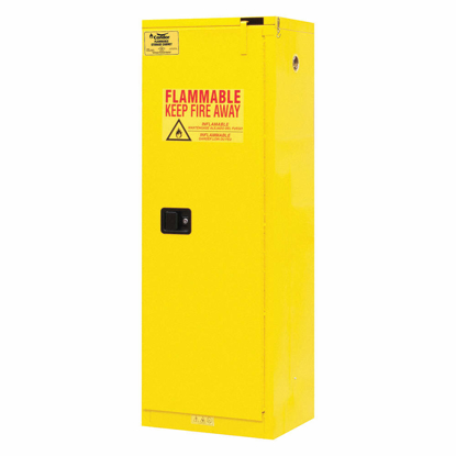 Picture of 22 GAL FLAMMABLE CABINET- SELF-CLOSING SAFETY CABINET DOOR TYPE- 66 3/8 IN HEIGHT