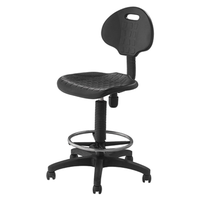 Picture of TASK STOOL BLK STEEL UNASSEMBLED 18IN.W