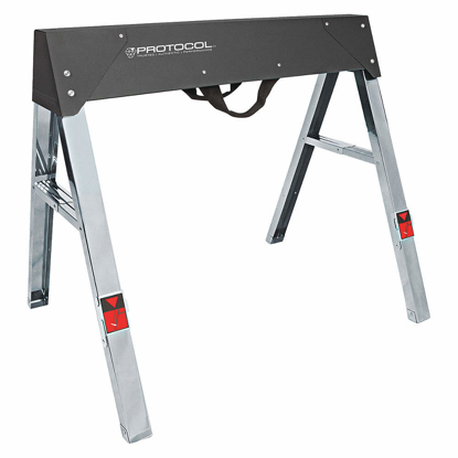 Picture of FOLDING SAWHORSE 35-3/64 IN L X 25 IN W- 30 21/64 IN SAWHORSE MAX. HEIGHT- STEEL