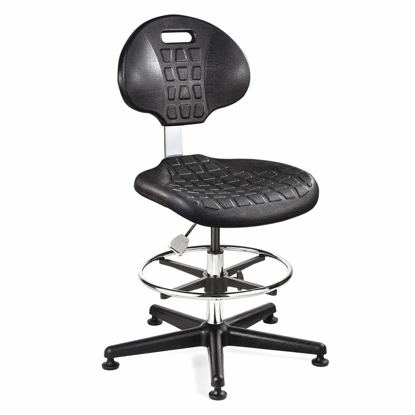 Picture of POLYURETHANE CLEANROOM TASK CHAIR WITH 21 IN TO 31 IN SEAT HEIGHT RANGE AND 300 LB WEIGHT CAPACITY-