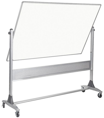 Picture of GLOSS-FINISH PORCELAIN DRY ERASE BOARD- MOBILE/CASTERS- 48