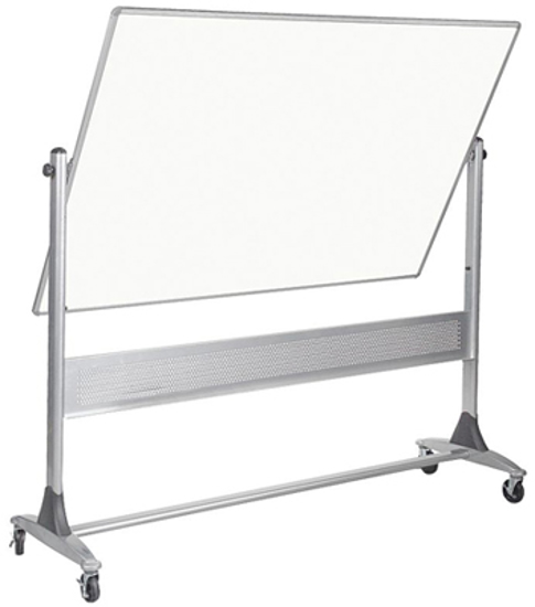 Picture of GLOSS-FINISH PORCELAIN DRY ERASE BOARD- MOBILE/CASTERS- 48