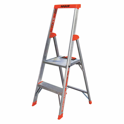 Picture of PLATFORM STEPLADDER-4FT-ALUM-300 LB.