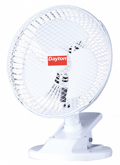 Picture of 6 IN CLIP-ON FAN- NON-OSCILLATING- 120V AC- NUMBER OF SPEEDS 2