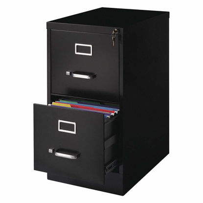 Picture of VERTICAL FILE CABINET-BLACK-28-3/8 IN. H