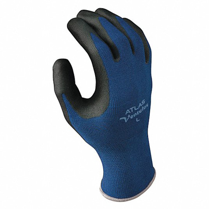 Picture of COATED GLOVES-BLACK/BLUE-L-PR