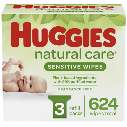 Picture of HUGGIES NATURAL CARE SENSITIVE BABY WIPES