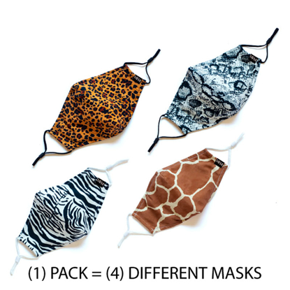 Picture of FACE MASKS YOUTH WILD N OUTSIDE (4) PACK
