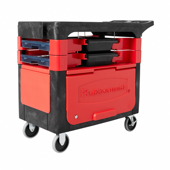 Picture of MOBILE CABINET WORKBENCH- STRUCTURAL FOAM PLASTIC- 19 1/4 IN DEPTH- 33 3/8 IN HEIGHT- 38 IN WIDTH