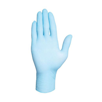 Picture of NITRILE DISPOSABLE GLOVES- 3.5 MIL- POWDER FREE- BLUE