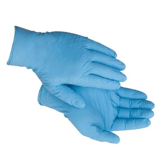 Picture of LIGHTWEIGHT INDUSTRIAL NITRILE GLOVES- 3.5 MIL- POWDER FREE- BLUE (1-000 PK)